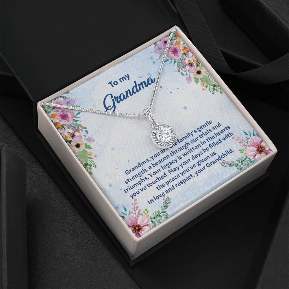 4038b Eternal Hope Necklace, Gift to my Grandma with Beautiful Message Card