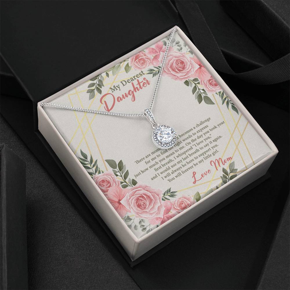 4021b Eternal Hope Necklace, Gift to my Daughter with Beautiful Message Card