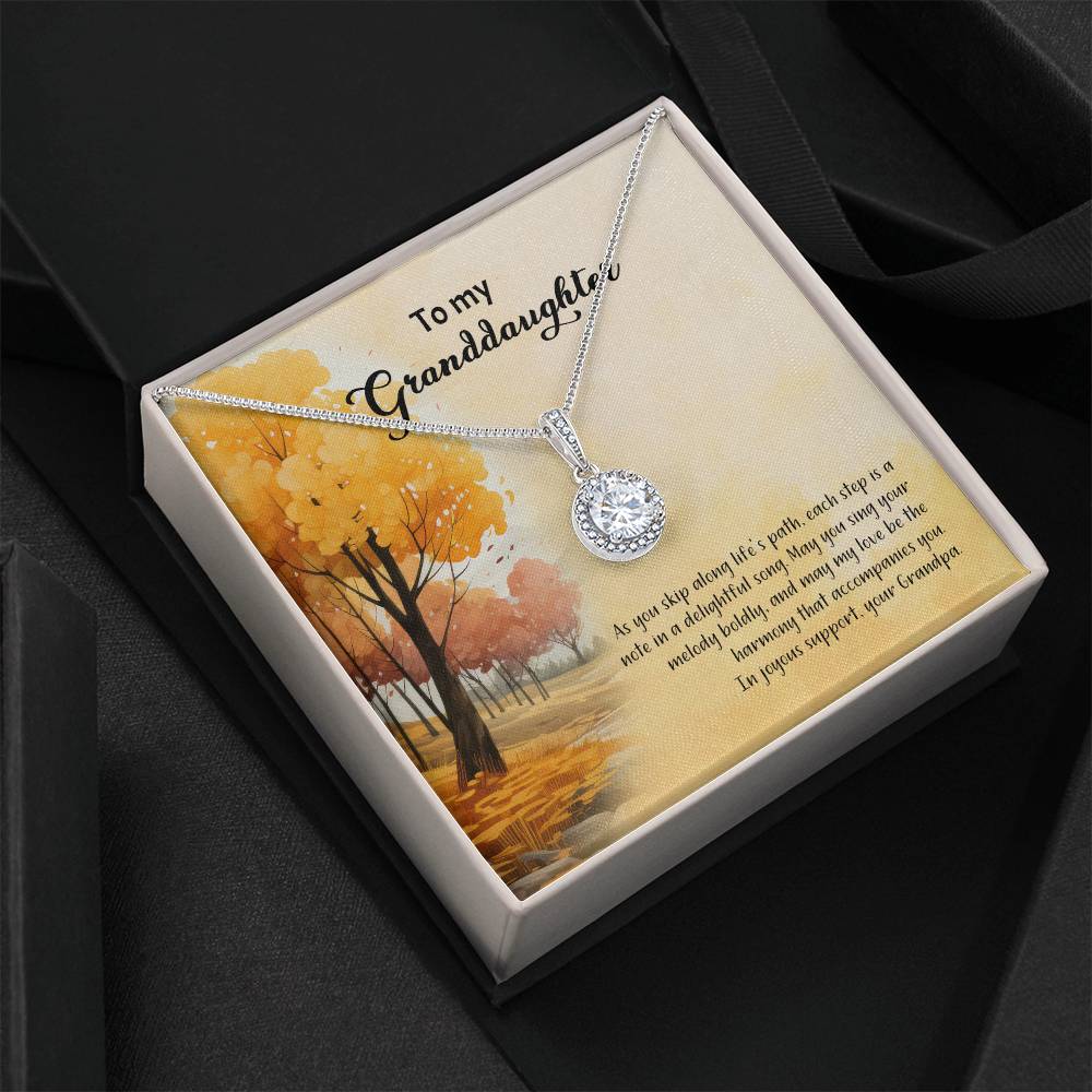 4041d Eternal Hope Necklace, Gift to my Granddaughter with Beautiful Message Card