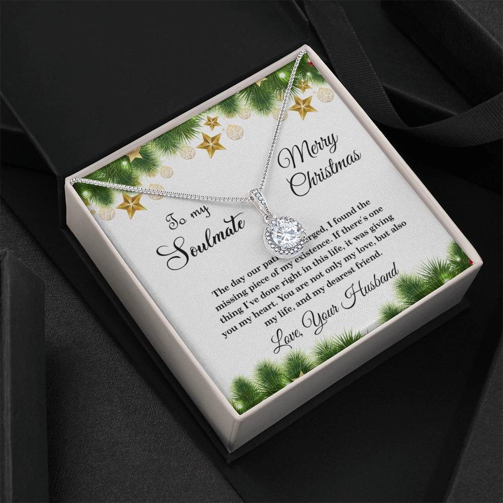 4004a Eternal Hope Necklace, Gift to My Soulmate with Beautiful Message Card