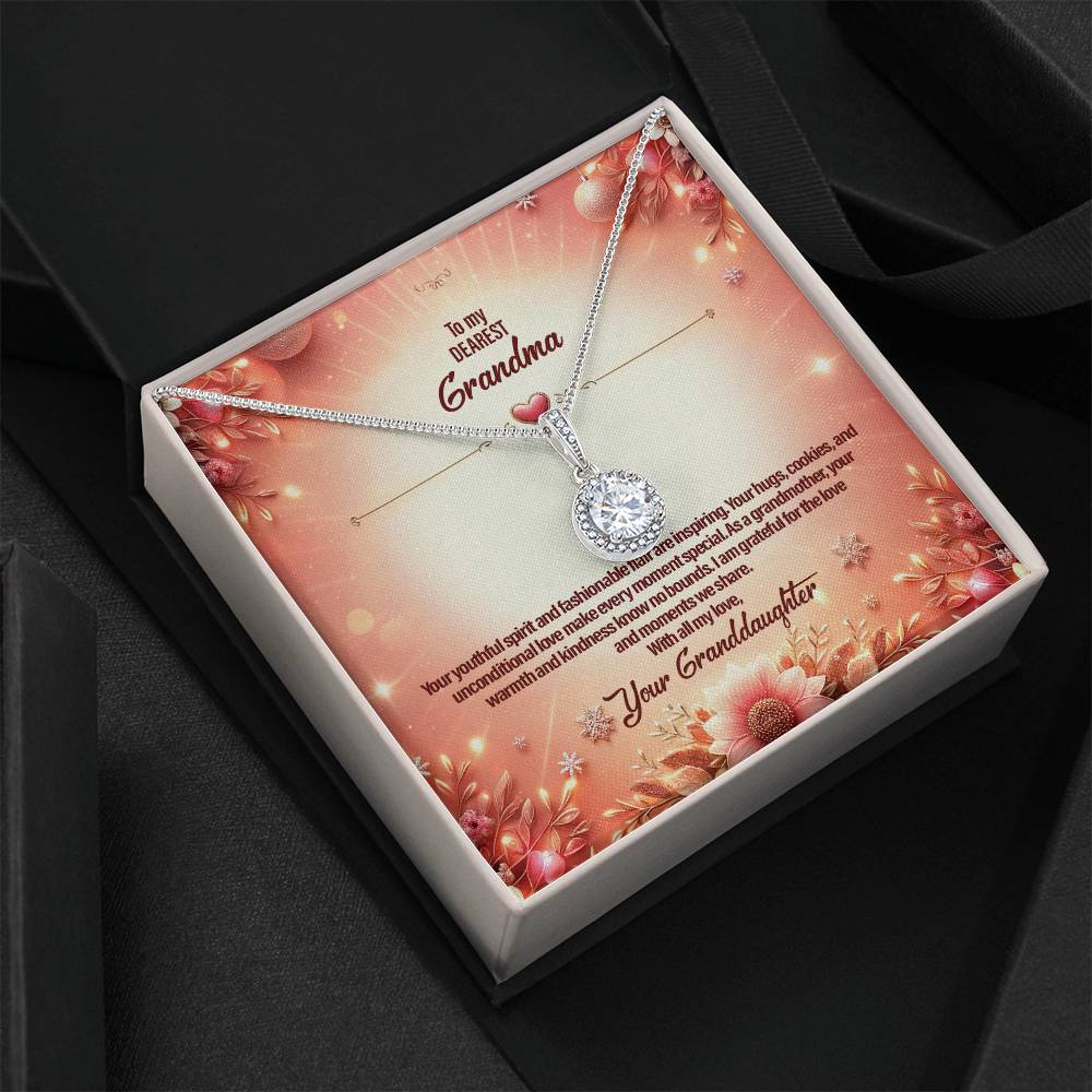 4051c Eternal Hope Necklace, Gift to my Grandma with Beautiful Message Card