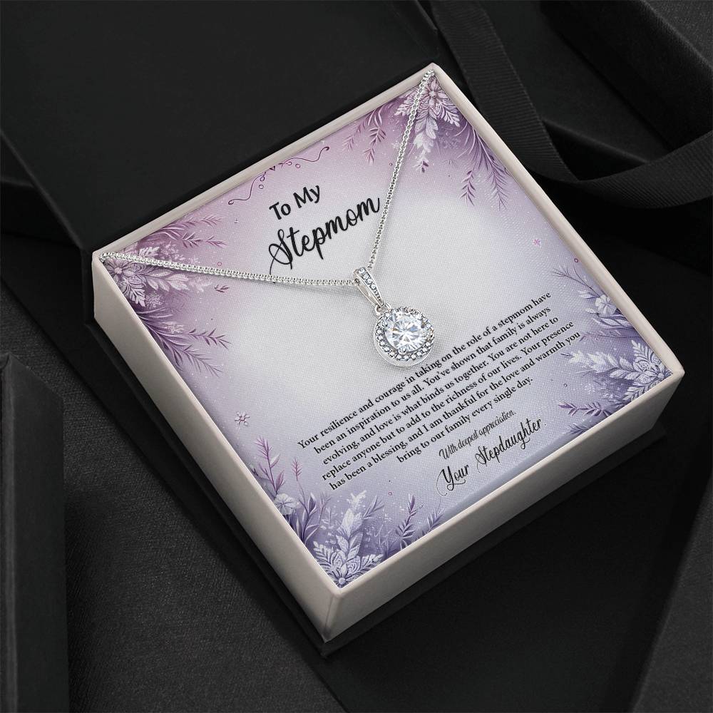 4054b Eternal Hope Necklace, Gift to my Stepmom with Beautiful Message Card