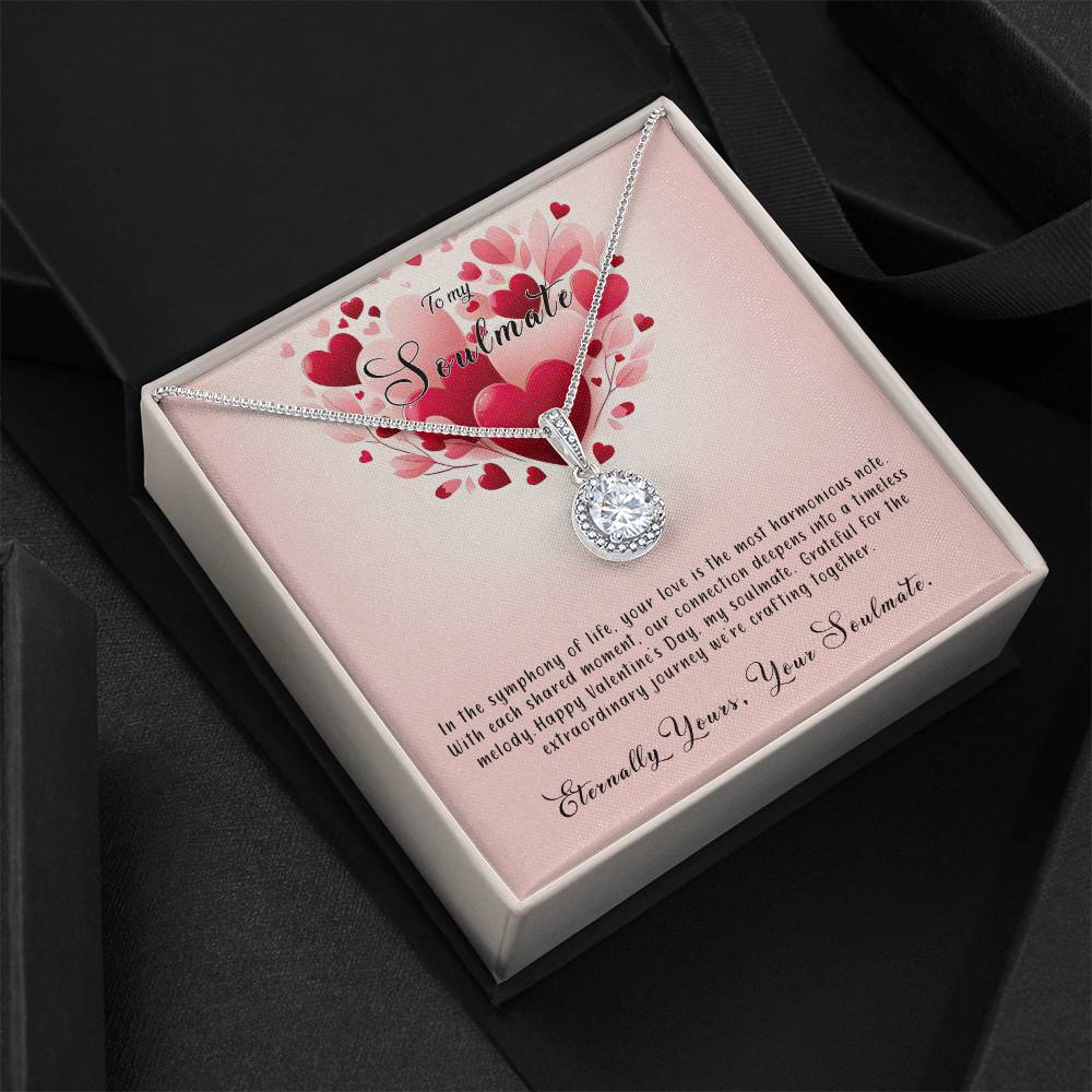 Valentine-st8b Eternal Hope Necklace, Gift to my Soulmate with Beautiful Message Card