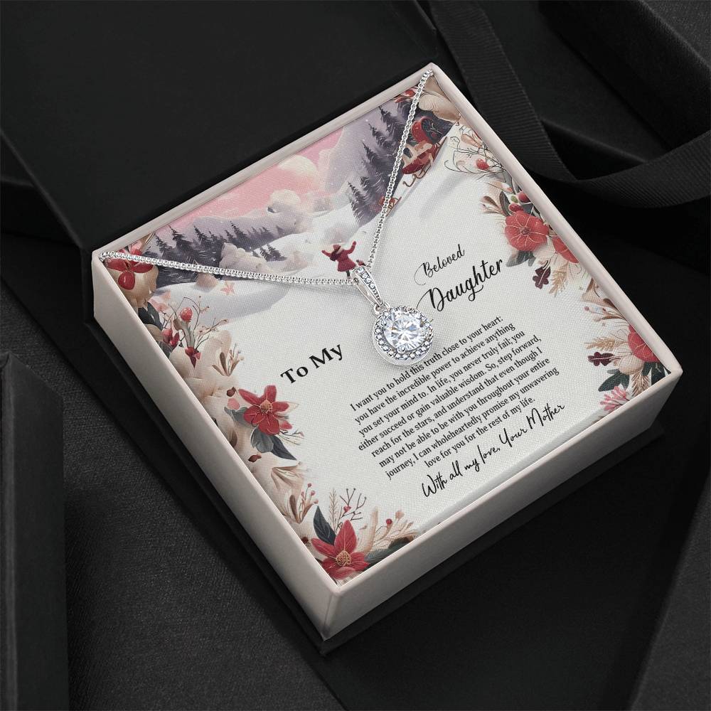 4023c Eternal Hope Necklace, Gift to my Daughter with Beautiful Message Card