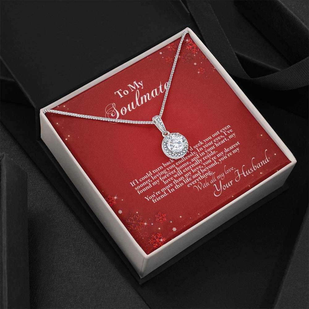 4005a Eternal Hope Necklace, Gift to My Soulmate with Beautiful Message Card