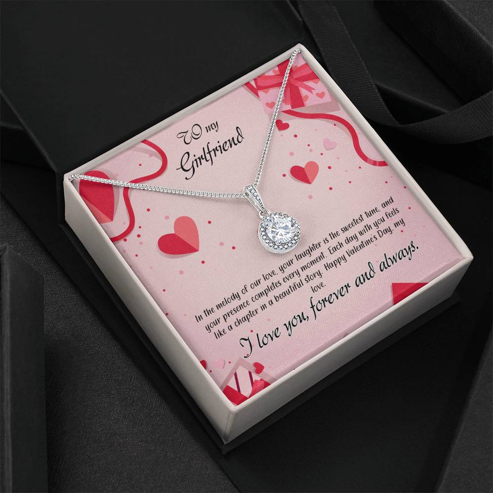 valentine-15c Eternal Hope Necklace, Gift to my Girlfriend with Beautiful Message Card