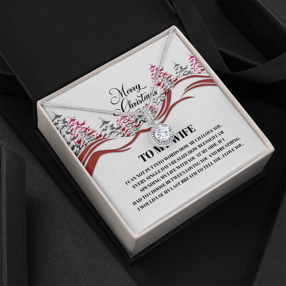 4016a Eternal Hope Necklace, Gift to My Wife with Beautiful Message Card