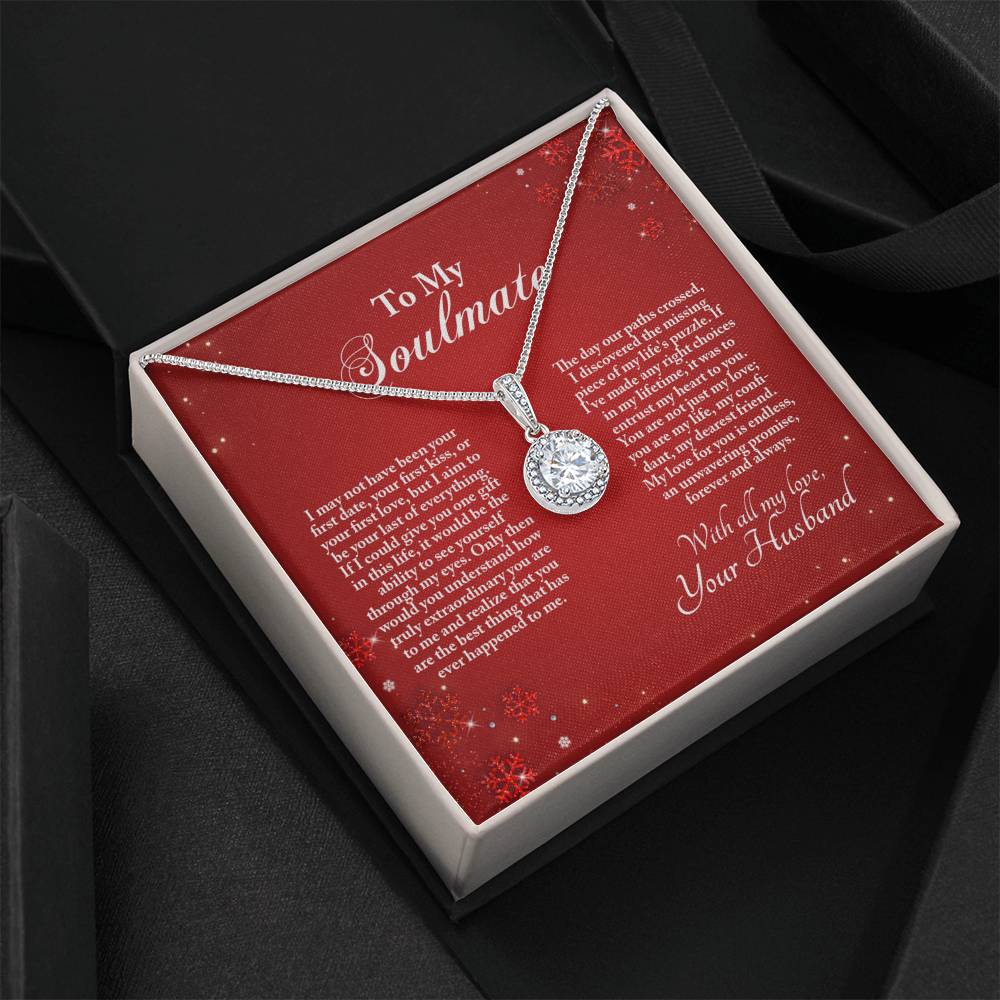 4005b Eternal Hope Necklace, Gift to My Soulmate with Beautiful Message Card