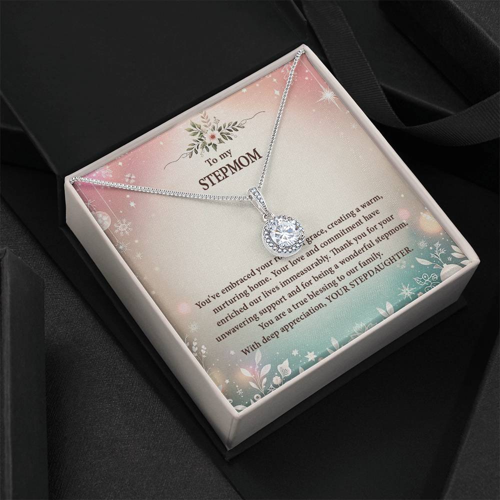 4057k Eternal Hope Necklace, Gift to my Stepmom with Beautiful Message Card