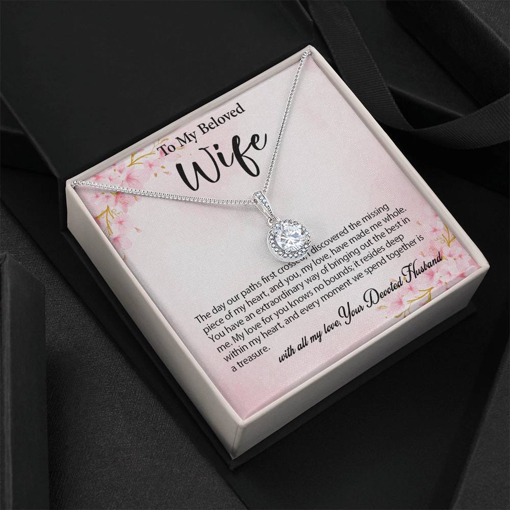 4029a Eternal Hope Necklace, Gift to My Wife with Beautiful Message Card