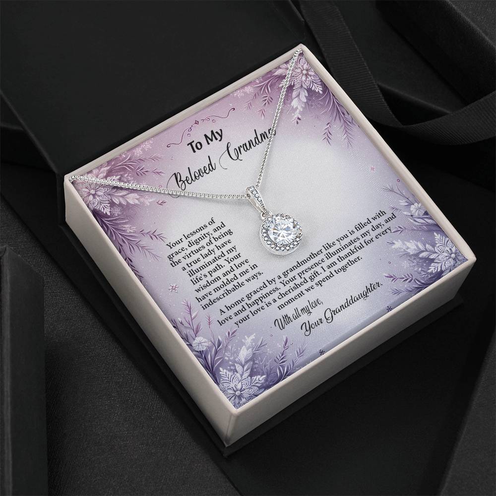 4054a Eternal Hope Necklace, Gift to my Grandma with Beautiful Message Card