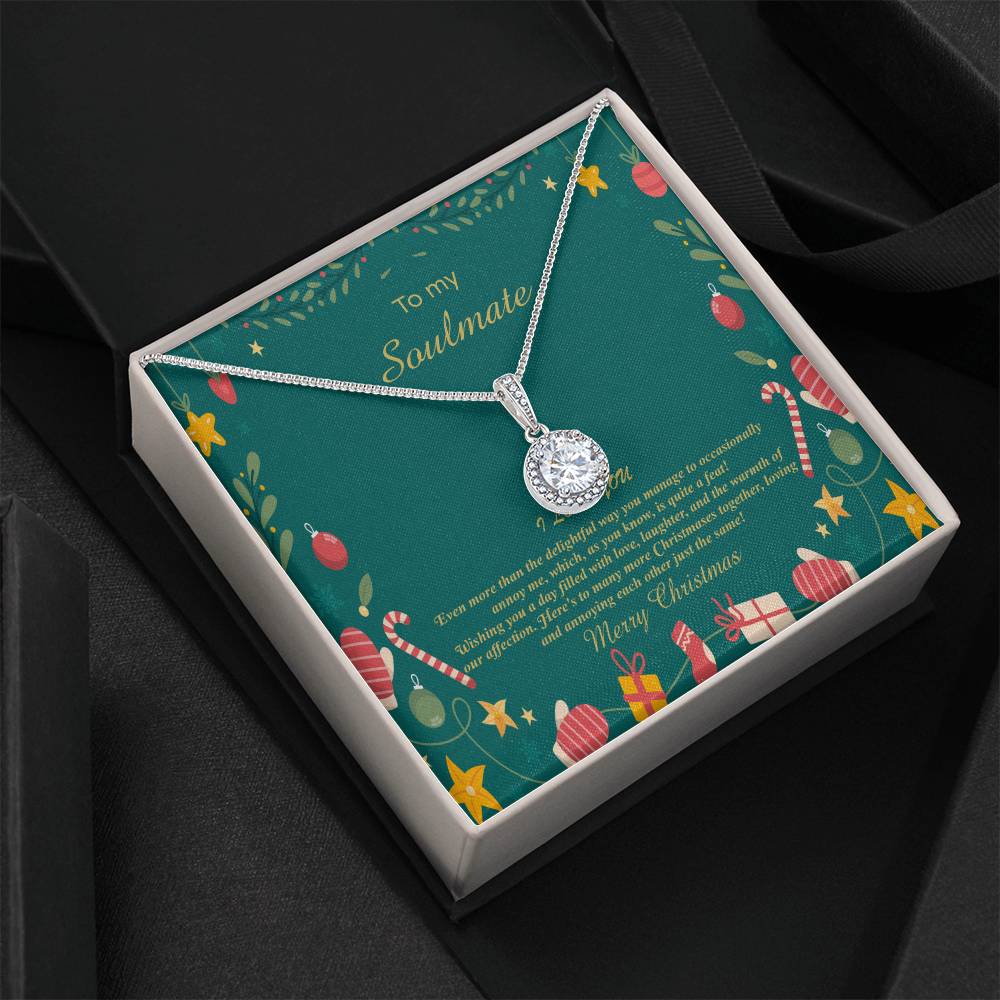 94098b Eternal Hope Necklace, Gift to My Soulmate with Beautiful Message Card