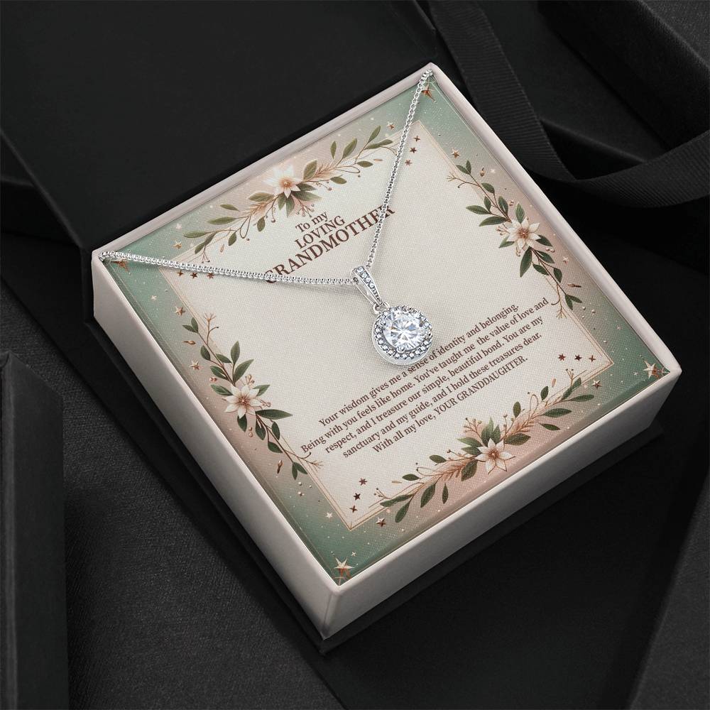 4049b Eternal Hope Necklace, Gift to my Grandma with Beautiful Message Card