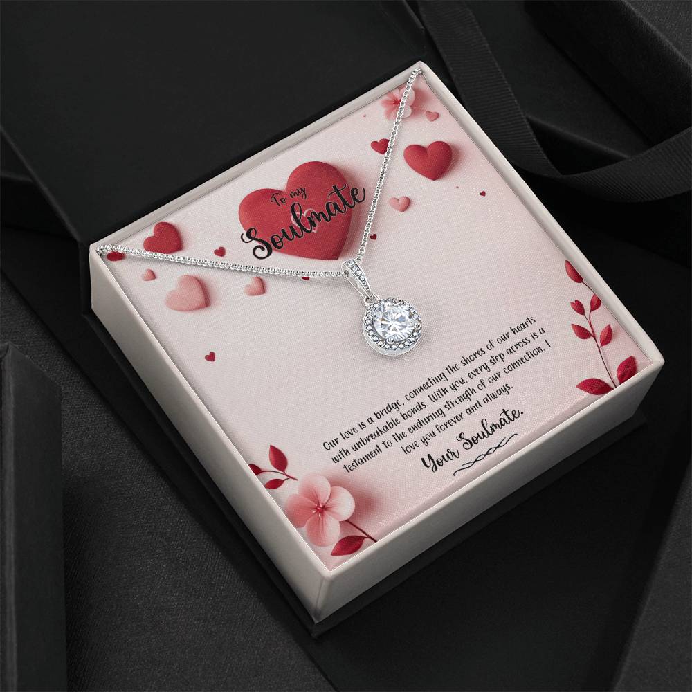 Valentine-st6b Eternal Hope Necklace, Gift to my Soulmate with Beautiful Message Card