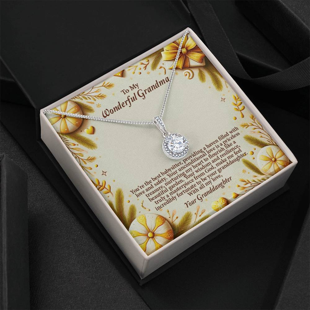 4056a Eternal Hope Necklace, Gift to my Grandma with Beautiful Message Card