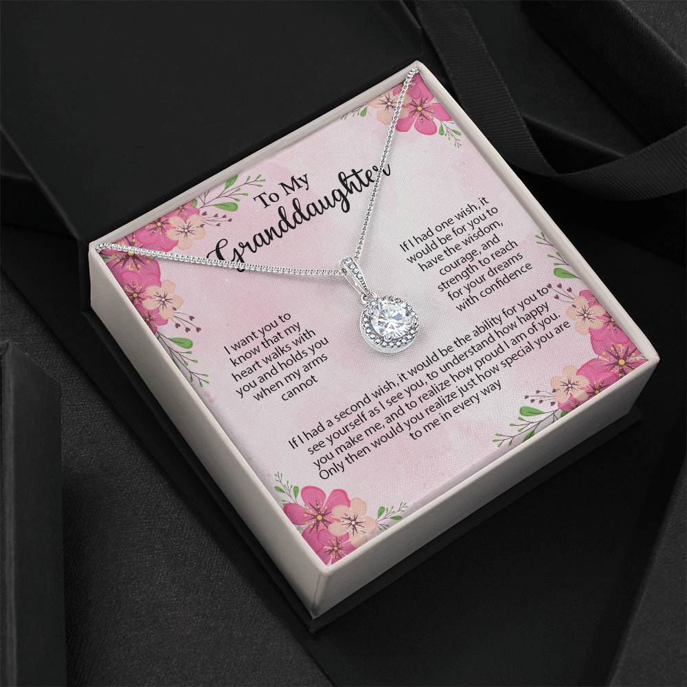 4035 Eternal Hope Necklace, Gift to my Granddaughter with Beautiful Message Card