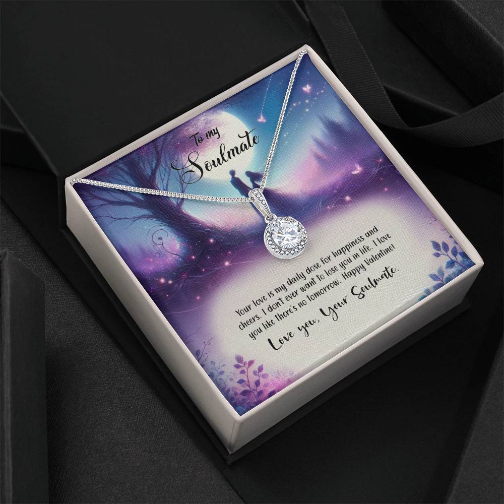 Valentine-st19b Eternal Hope Necklace, Gift to my Soulmate with Beautiful Message Card