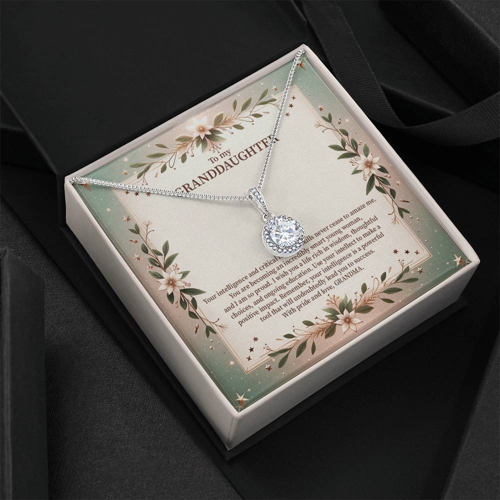 4049a Eternal Hope Necklace, Gift to my Granddaughter with Beautiful Message Card