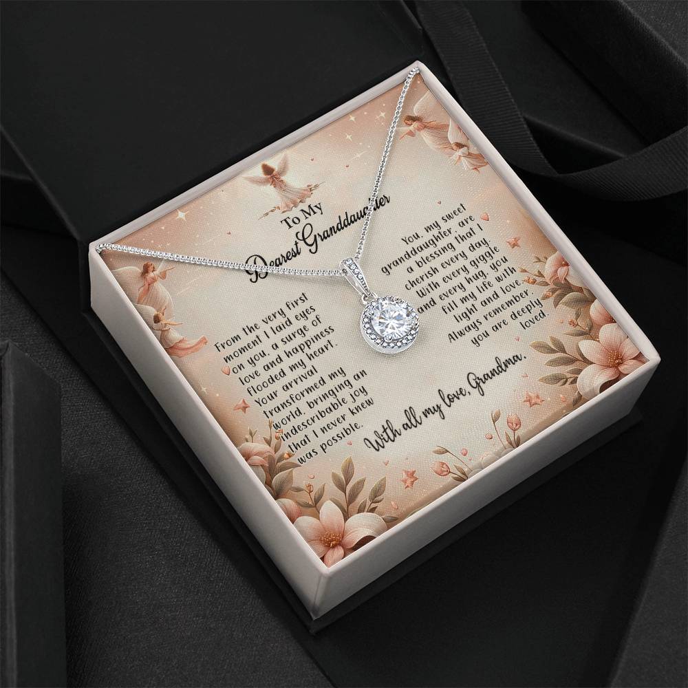 4052a Eternal Hope Necklace, Gift to my Granddaughter with Beautiful Message Card