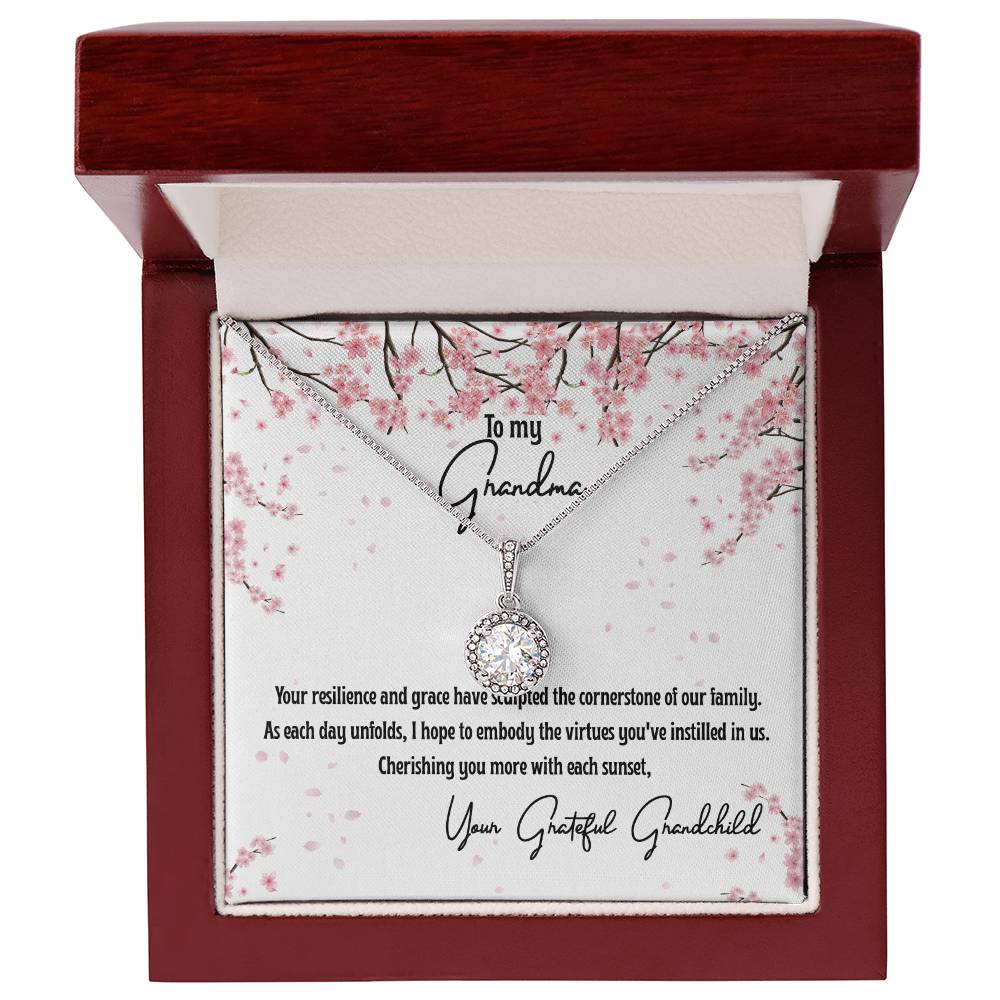 4040a Eternal Hope Necklace, Gift to my Grandma with Beautiful Message Card