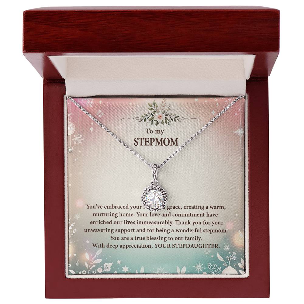 4057k Eternal Hope Necklace, Gift to my Stepmom with Beautiful Message Card