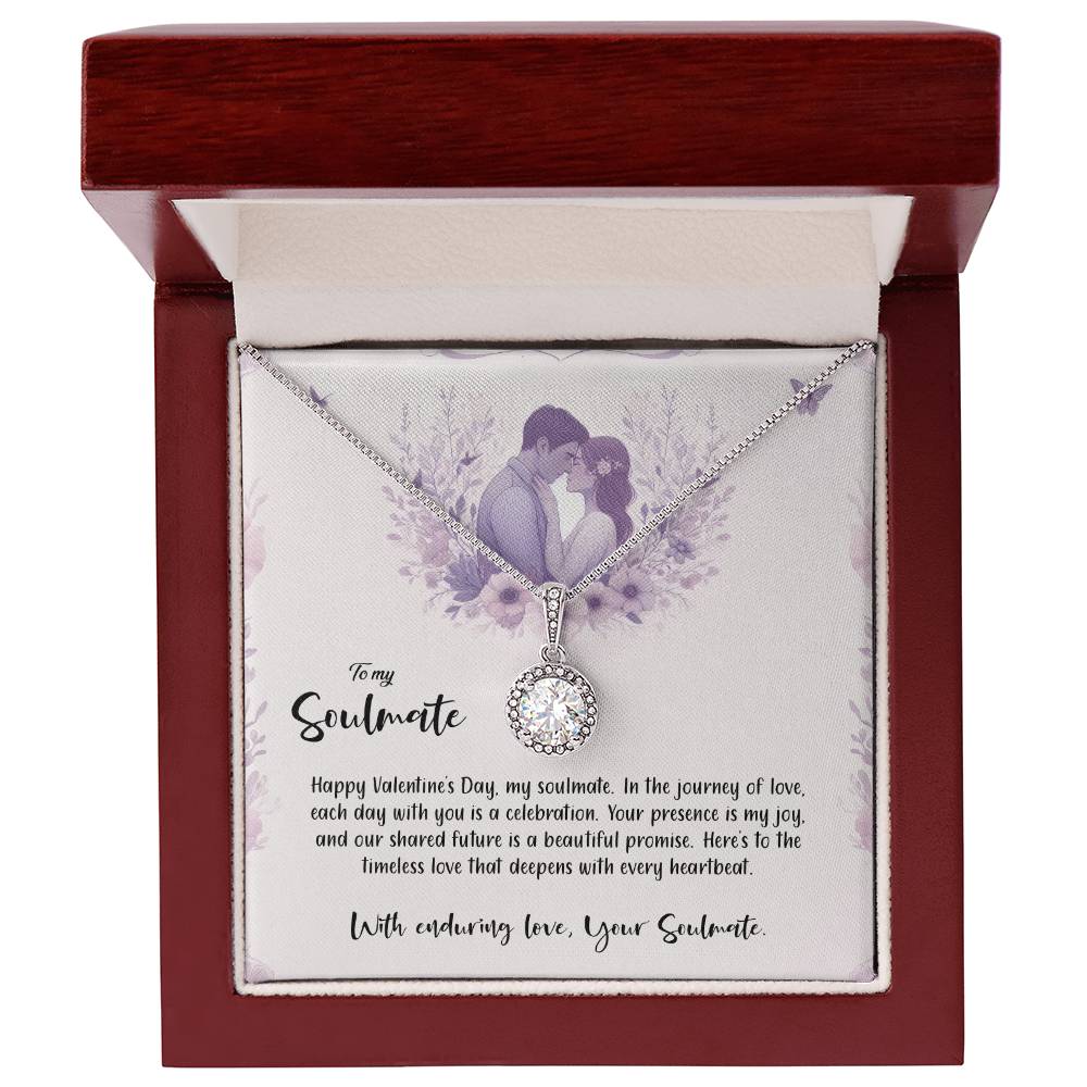 Valentine-st14b Eternal Hope Necklace, Gift to my Soulmate with Beautiful Message Card