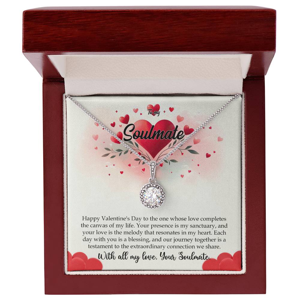 Valentine-st11b Eternal Hope Necklace, Gift to my Soulmate with Beautiful Message Card