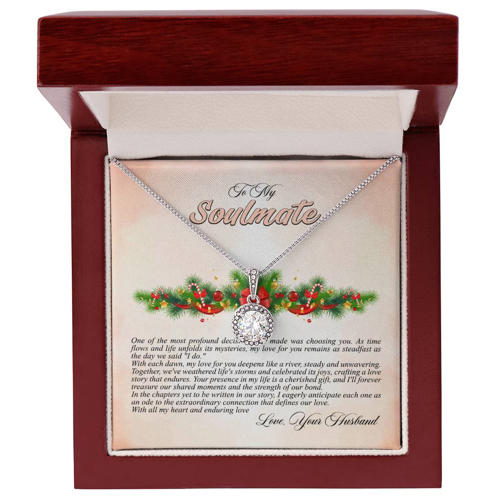 4009c Eternal Hope Necklace, Gift to My Soulmate with Beautiful Message Card