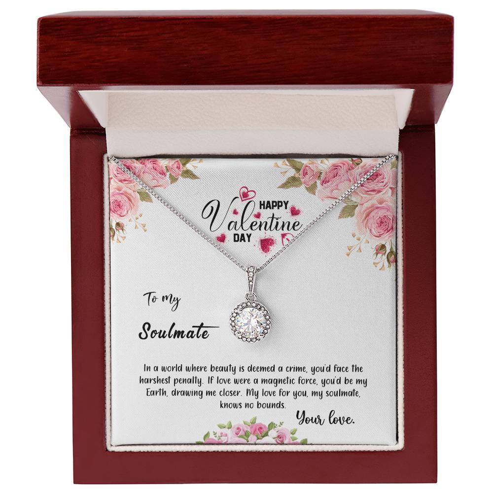 valentine-31b Eternal Hope Necklace, Gift to my Soulmate with Beautiful Message Card