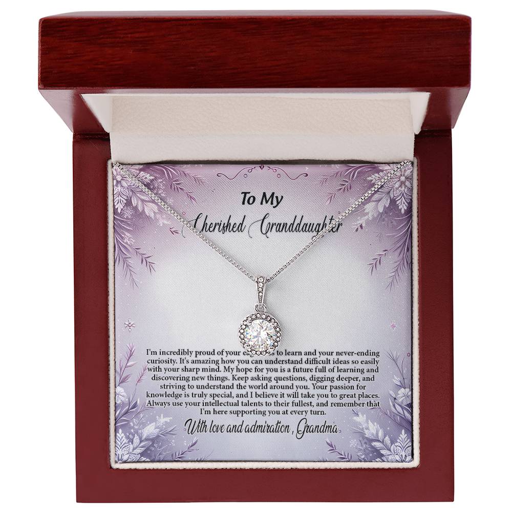 4054c Eternal Hope Necklace, Gift to my Granddaughter with Beautiful Message Card