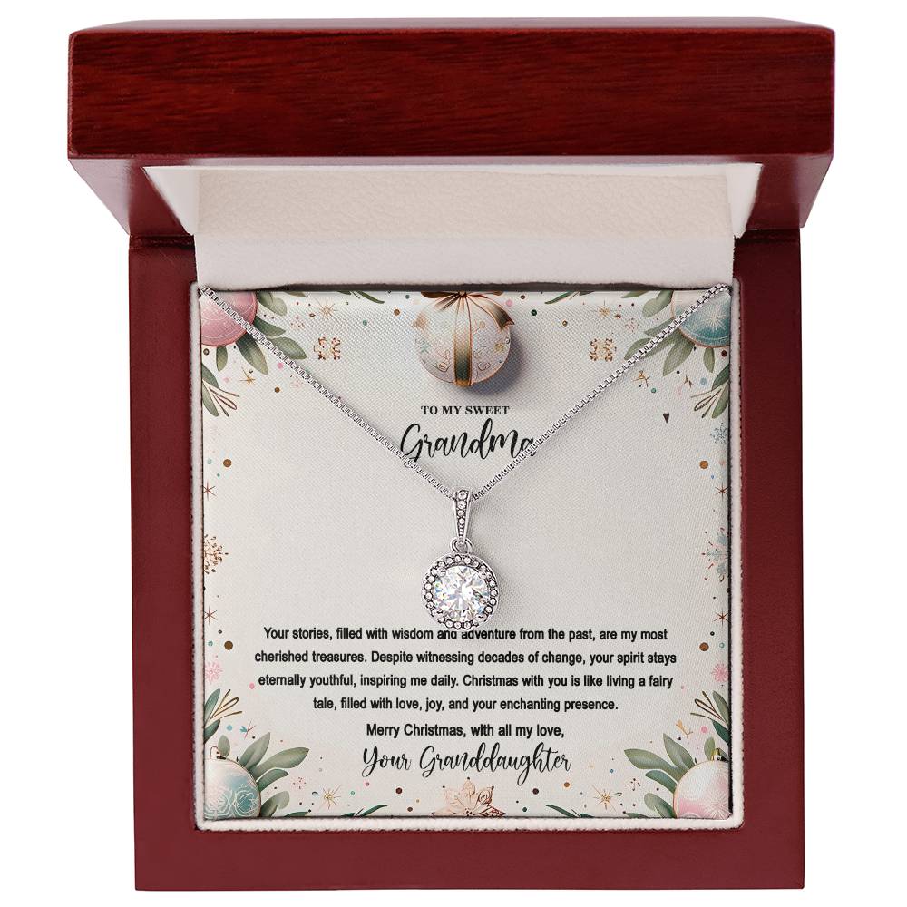 4048(c) Eternal Hope Necklace, Gift to my Grandma with Beautiful Message Card