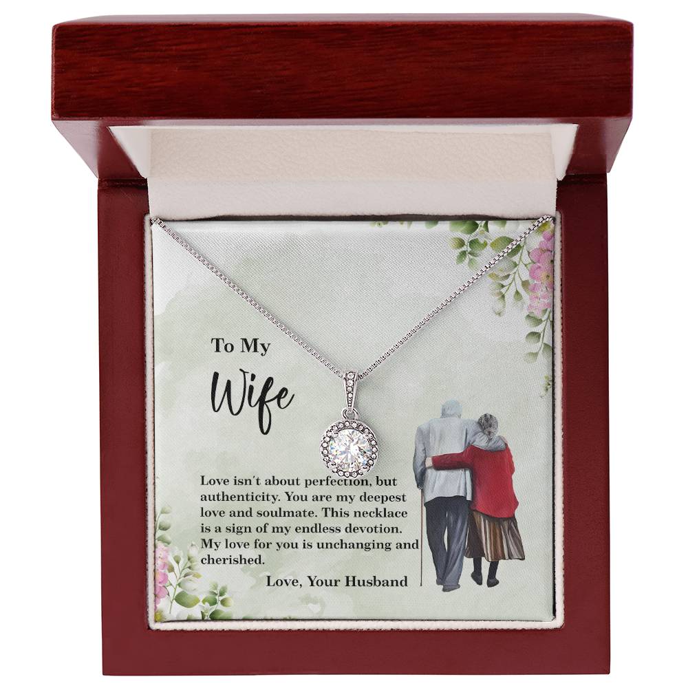 4028b Eternal Hope Necklace, Gift to My Wife with Beautiful Message Card