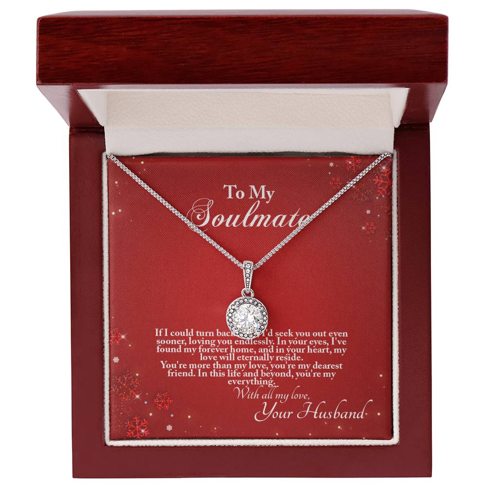 4005a Eternal Hope Necklace, Gift to My Soulmate with Beautiful Message Card