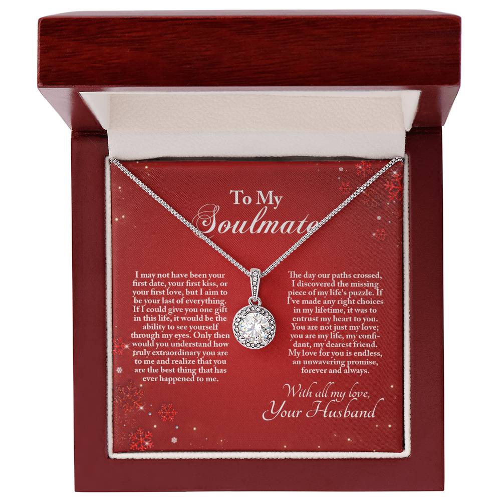 4005b Eternal Hope Necklace, Gift to My Soulmate with Beautiful Message Card