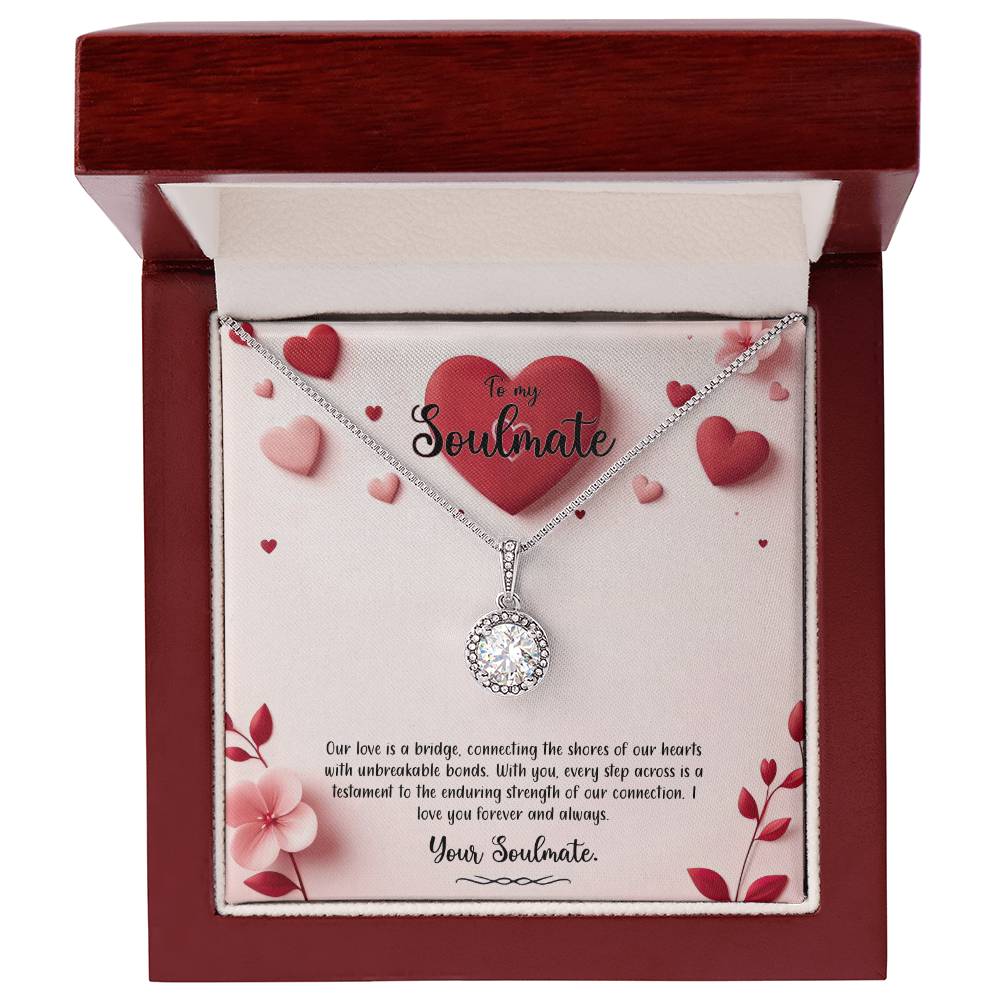 Valentine-st6b Eternal Hope Necklace, Gift to my Soulmate with Beautiful Message Card