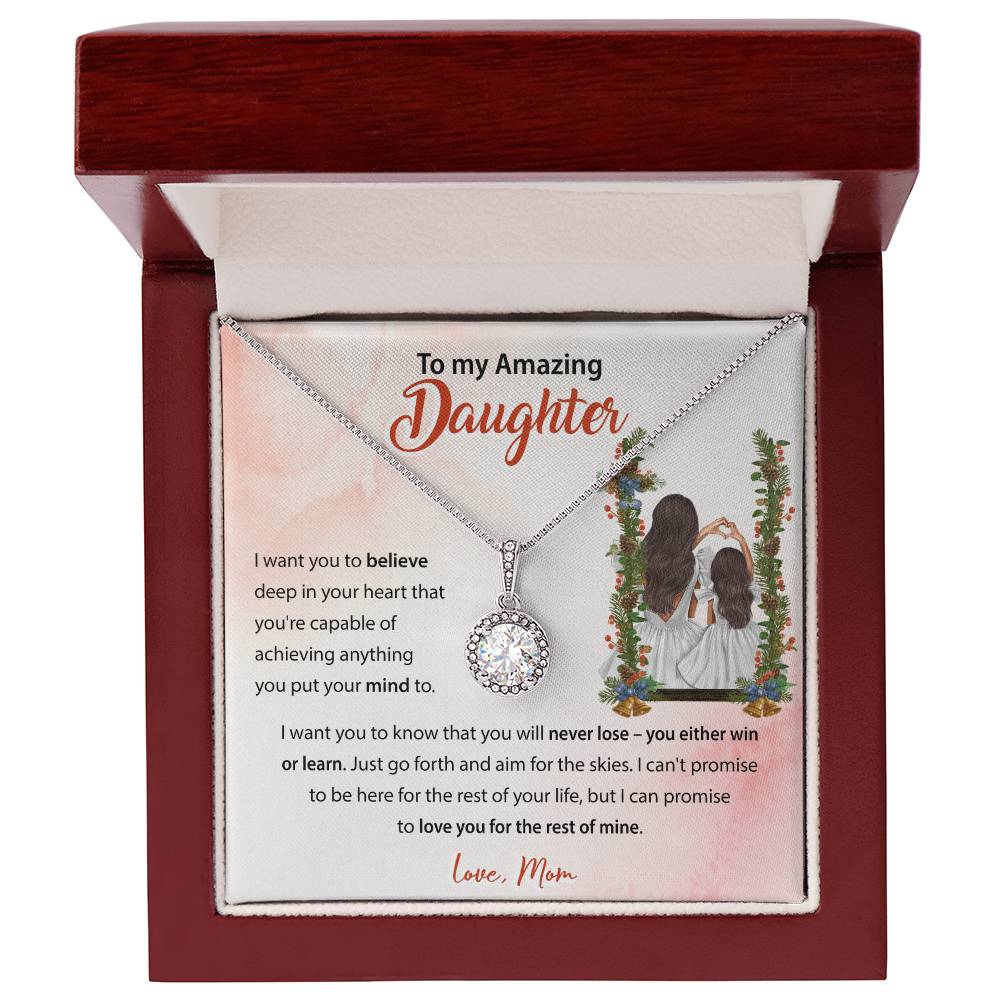 94683c Eternal Hope Necklace, Gift to my Daughter with Beautiful Message Card