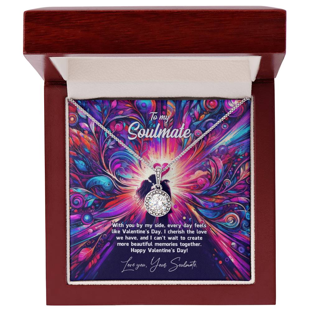 Valentine-st20b Eternal Hope Necklace, Gift to my Soulmate with Beautiful Message Card