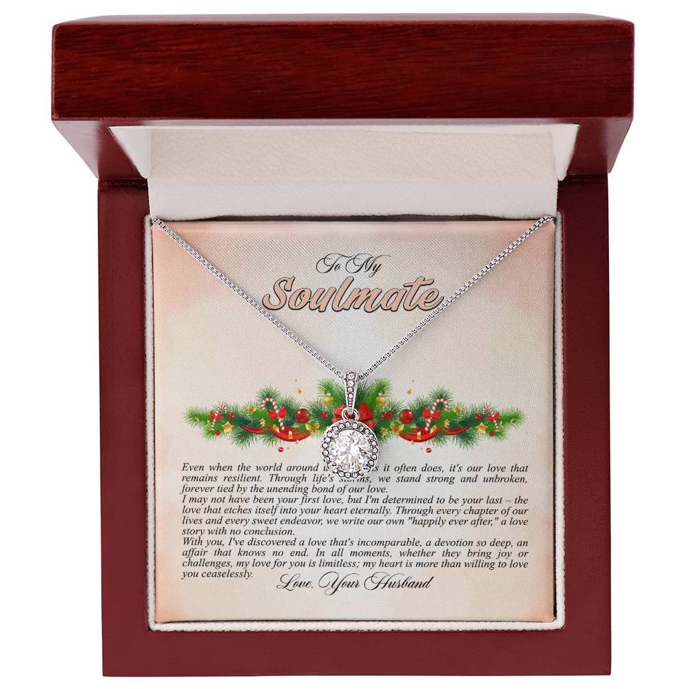 4009a Eternal Hope Necklace, Gift to My Soulmate with Beautiful Message Card