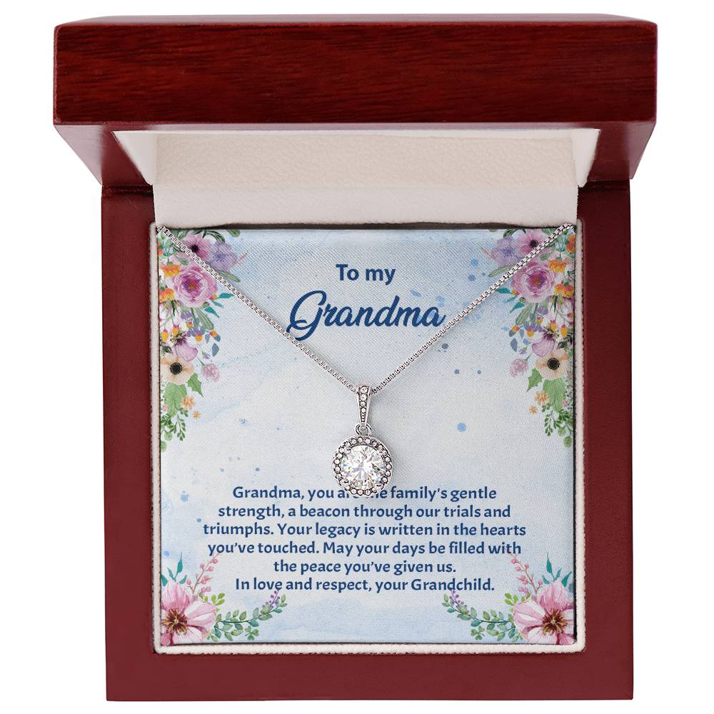 4038b Eternal Hope Necklace, Gift to my Grandma with Beautiful Message Card