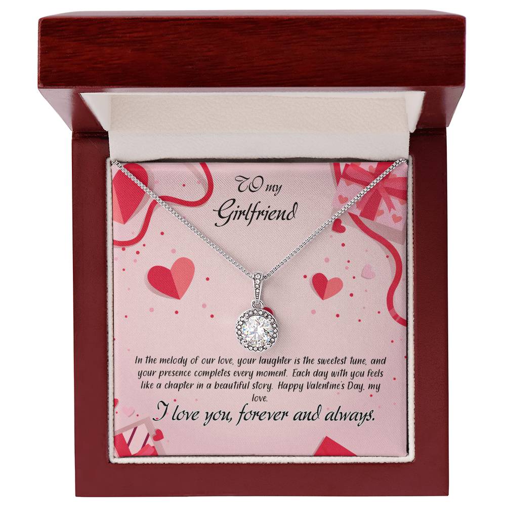 valentine-15c Eternal Hope Necklace, Gift to my Girlfriend with Beautiful Message Card