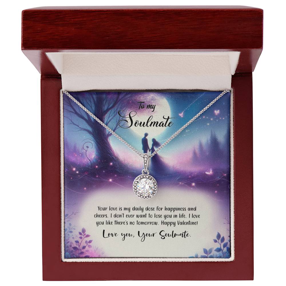 Valentine-st19b Eternal Hope Necklace, Gift to my Soulmate with Beautiful Message Card