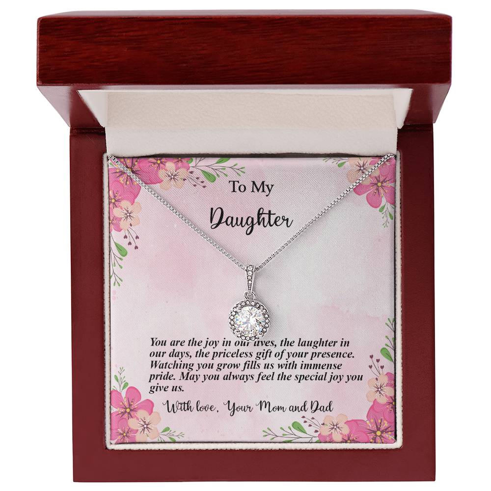 4035c Eternal Hope Necklace, Gift to my Daughter with Beautiful Message Card