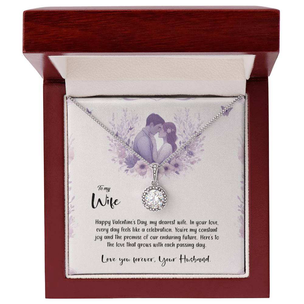 Valentine-st14a Eternal Hope Necklace, Gift to my Wife with Beautiful Message Card.