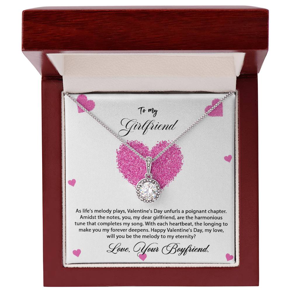 valentine-8c Eternal Hope Necklace, Gift to my Girlfriend with Beautiful Message Card