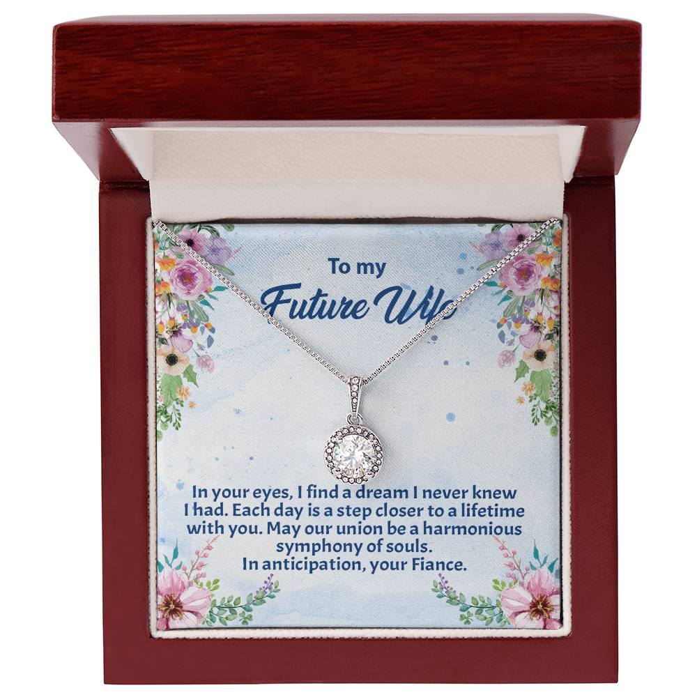 4038c Eternal Hope Necklace, Gift to my Future Wife with Beautiful Message Card