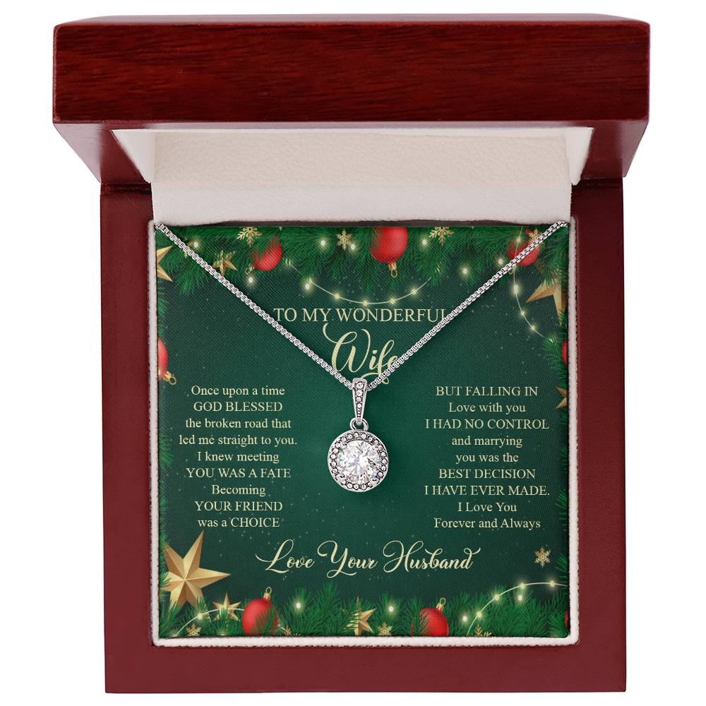 93045a Eternal Hope Necklace, Gift to My Wife with Beautiful Message Card