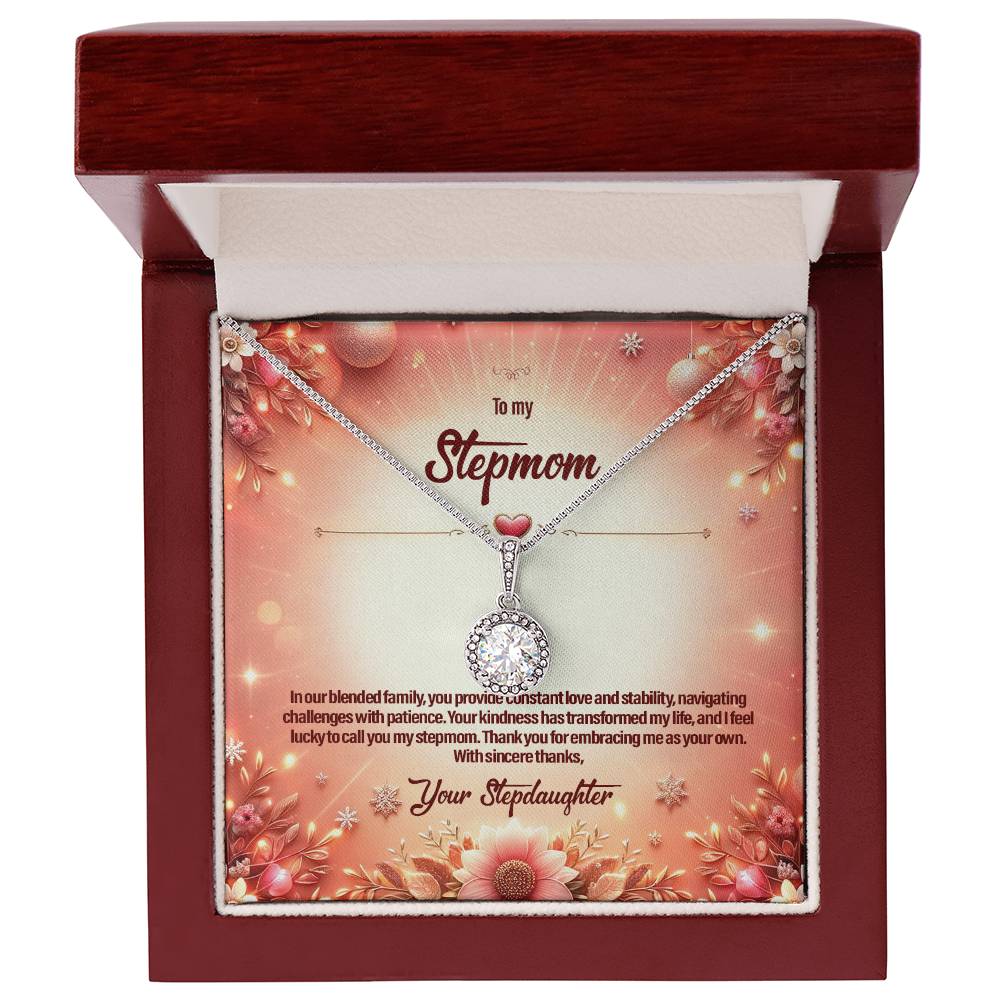 4051b Eternal Hope Necklace, Gift to my Stepmom with Beautiful Message Card