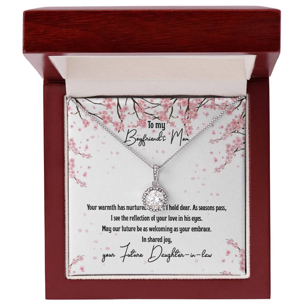 4040 c Eternal Hope Necklace, Gift to my Boyfriend's Mom with Beautiful Message Card