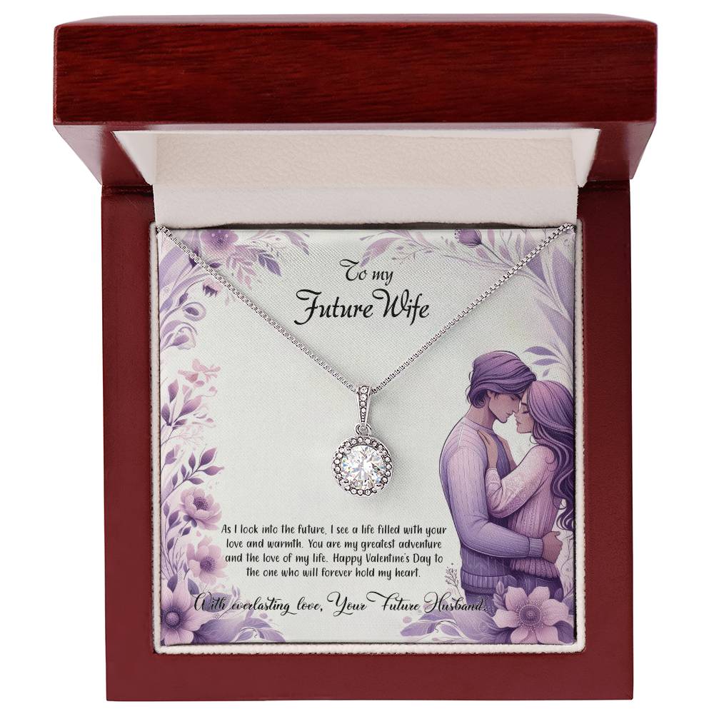 Valentine-st25d  Eternal Hope Necklace, Gift to my Future Wife with Beautiful Message Card