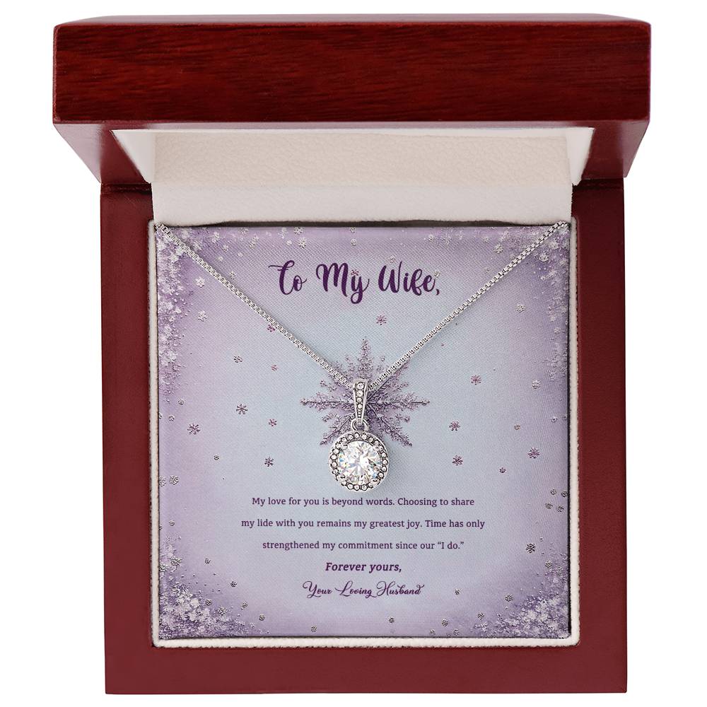 95314 d Eternal Hope Necklace, Gift to My Wife with Beautiful Message Card